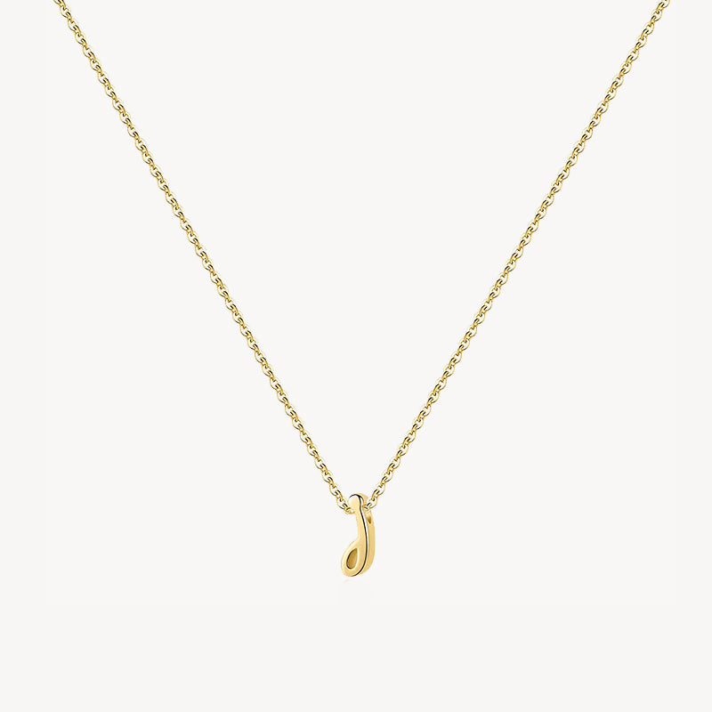 14K Lowercase Initial Charm