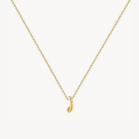 14K Lowercase Initial Charm