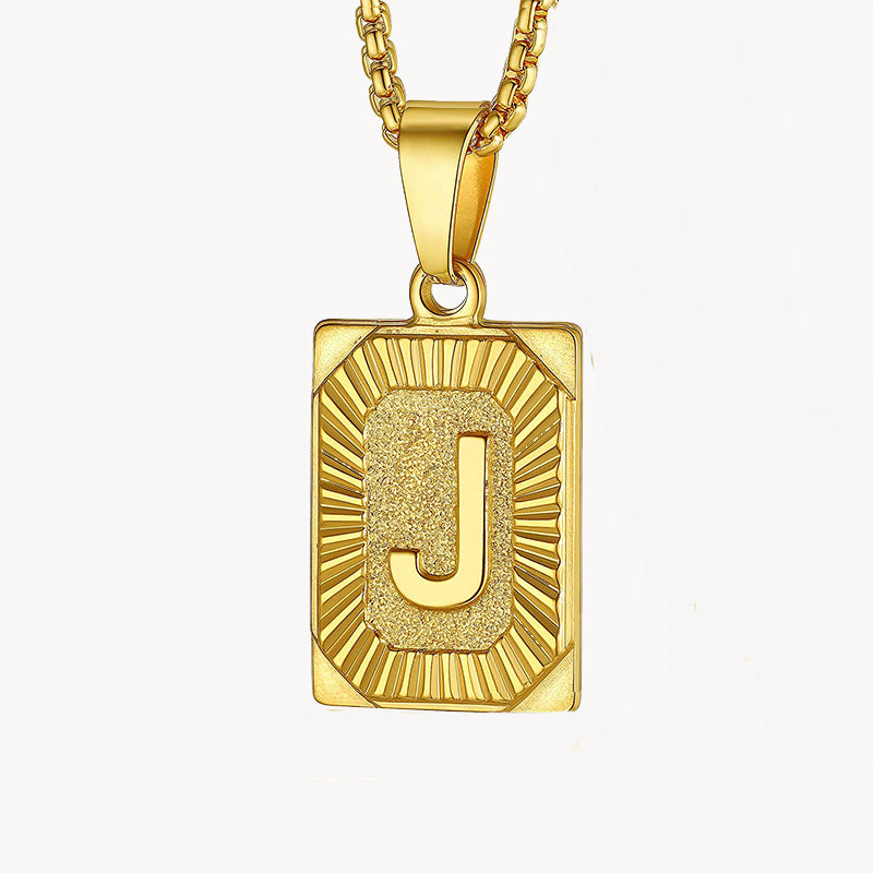 Sparkle Initial Necklace 14K Gold