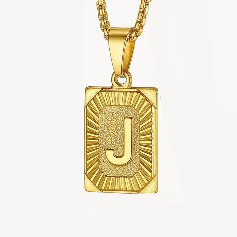 Sparkle Initial Necklace 14K Gold