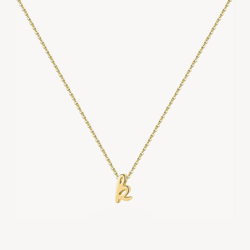 14K Lowercase Initial Charm