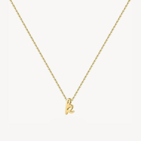 14K Lowercase Initial Charm