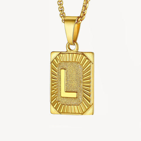 Sparkle Initial Necklace 14K Gold