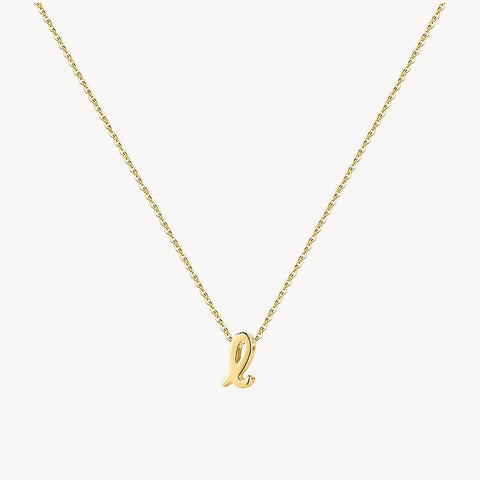 14K Lowercase Initial Charm