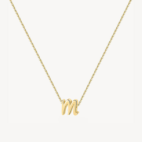 14K Lowercase Initial Charm