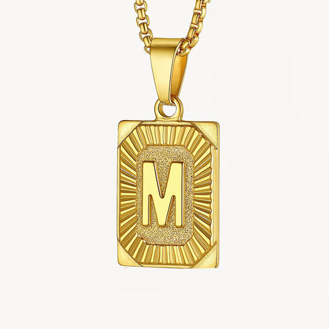 Sparkle Initial Necklace 14K Gold