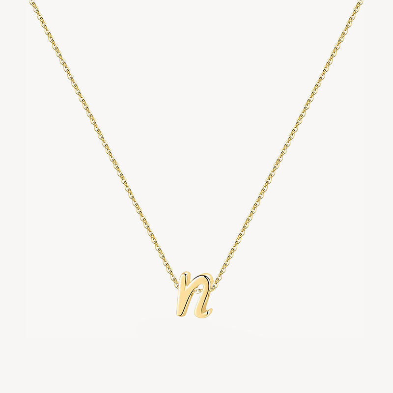 14K Lowercase Initial Charm