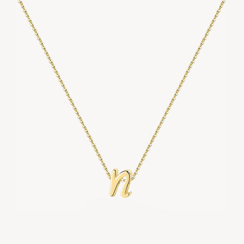 14K Lowercase Initial Charm