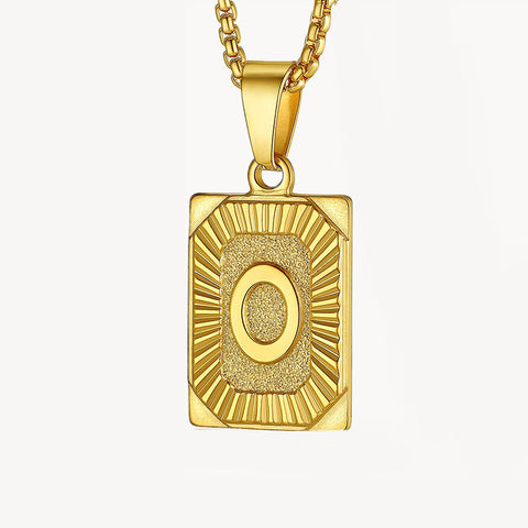 Sparkle Initial Necklace 14K Gold