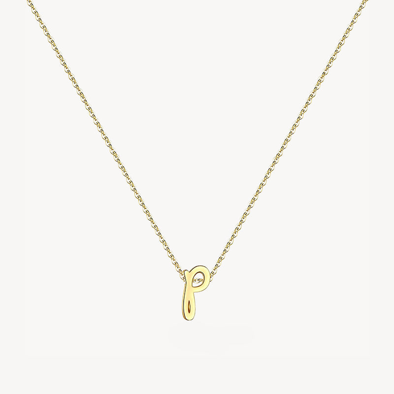 14K Lowercase Initial Charm