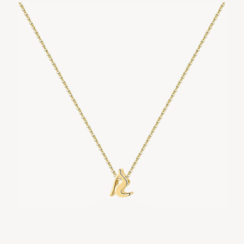 14K Lowercase Initial Charm