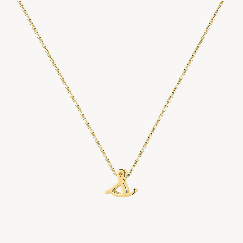 14K Lowercase Initial Charm