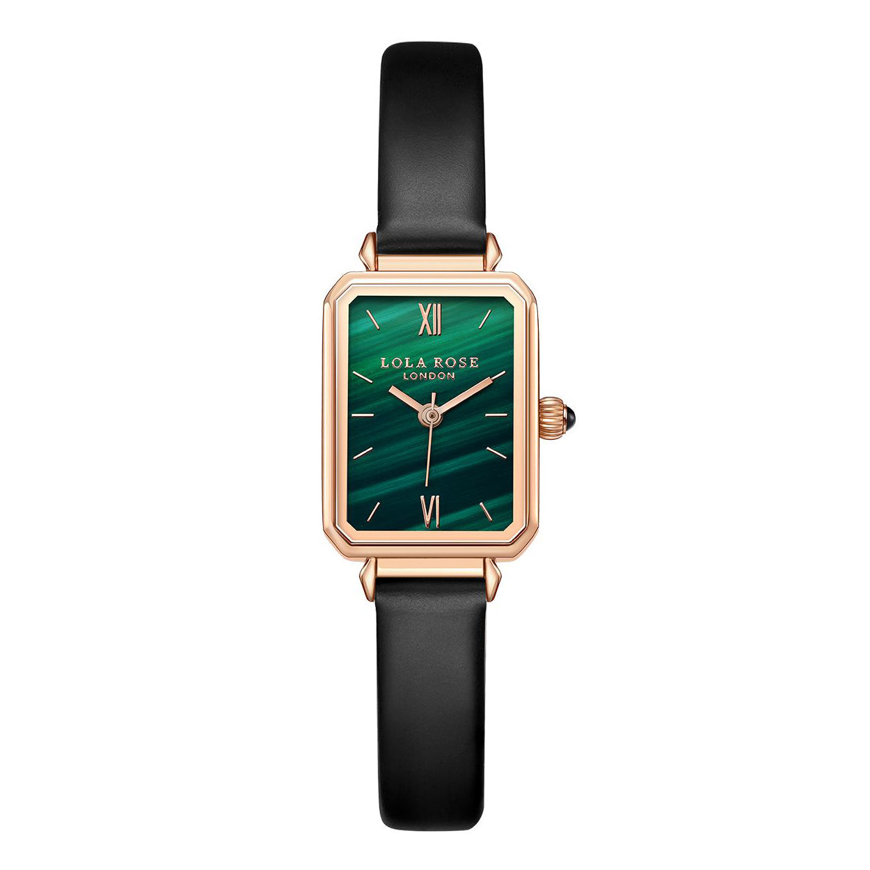 Rectangular Malachite Face Watch