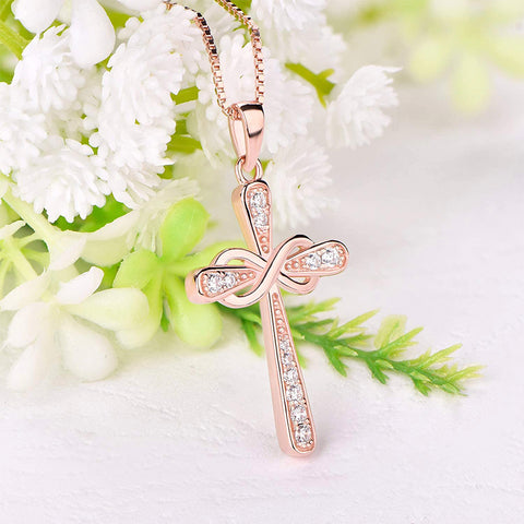 Diamond Cross Pendant- Eros