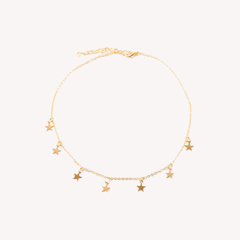 Celestial Necklace - Dangling Starry