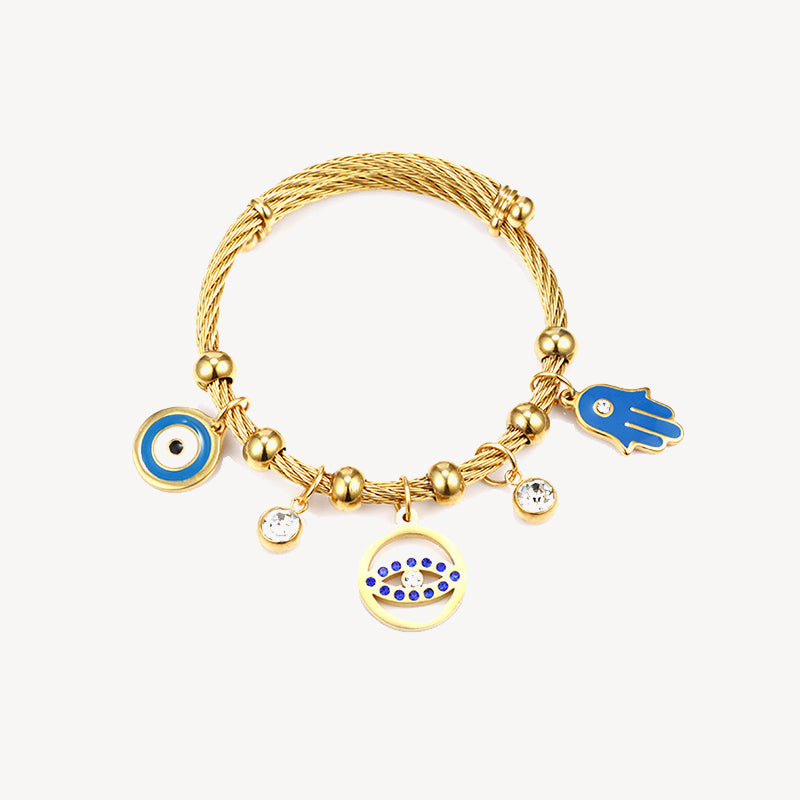 All-Seeing Evil Eye Bracelet