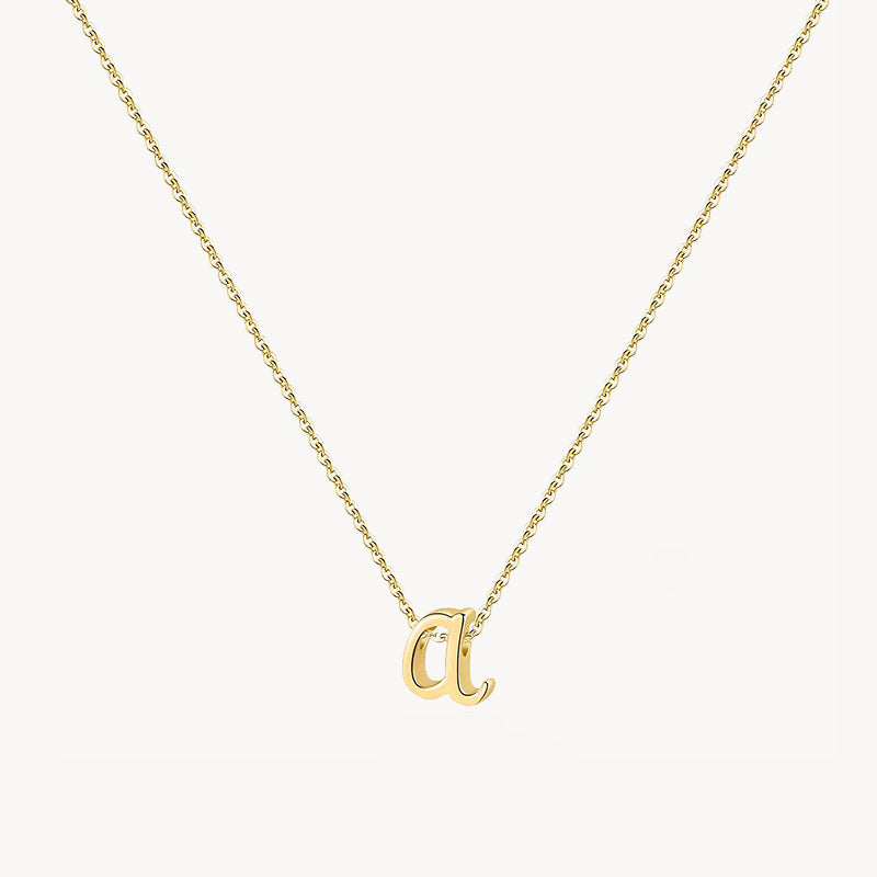 14K Lowercase Initial Charm