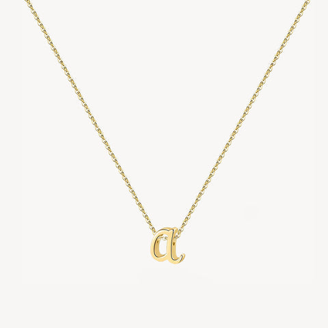 14K Lowercase Initial Charm