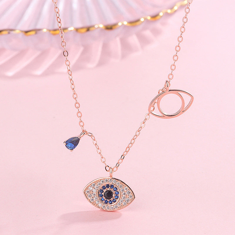 Spellbound Crystal Evil Eye Necklace