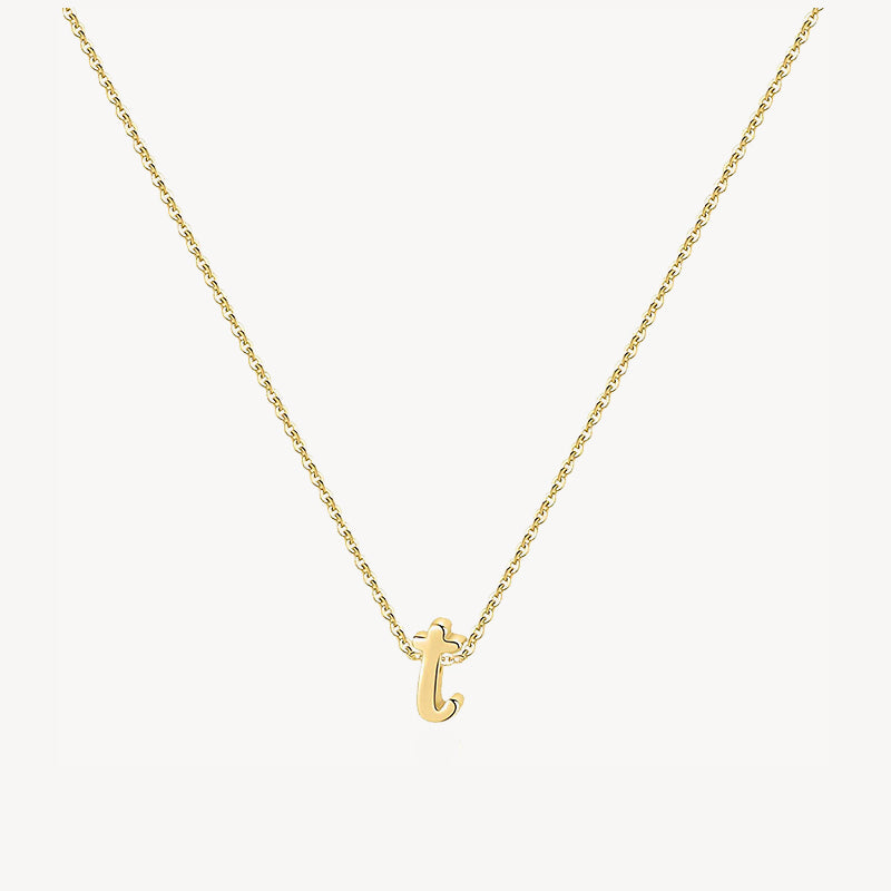 14K Lowercase Initial Charm