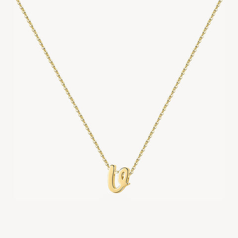 14K Lowercase Initial Charm