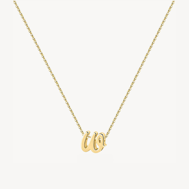 14K Lowercase Initial Charm