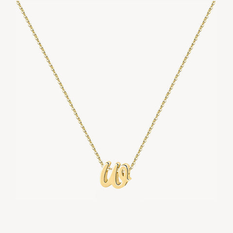 14K Lowercase Initial Charm