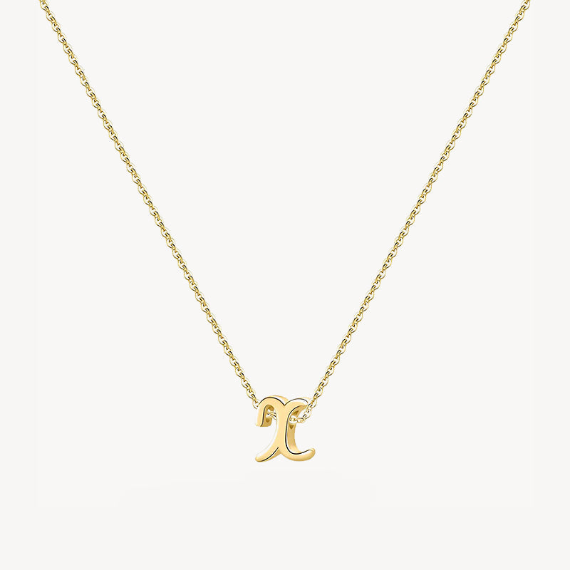 14K Lowercase Initial Charm