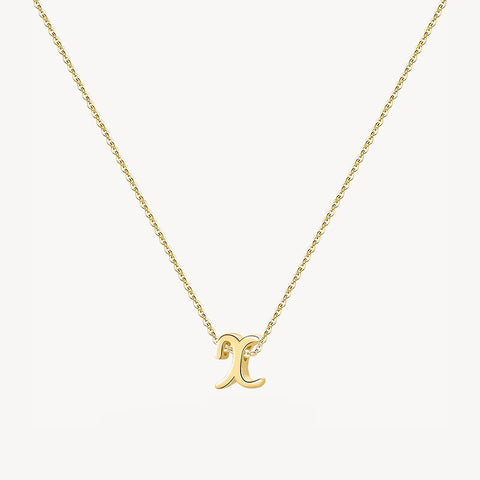 14K Lowercase Initial Charm