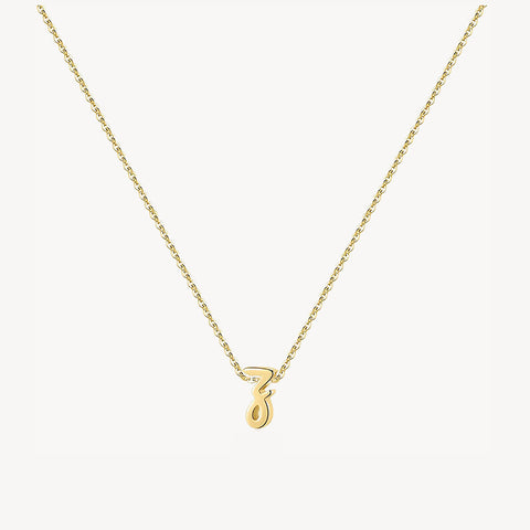 14K Lowercase Initial Charm