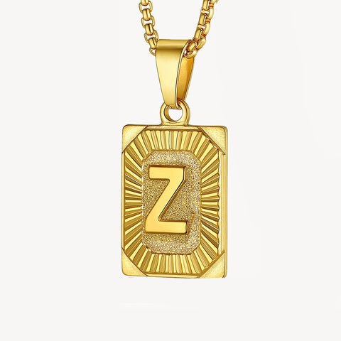 Sparkle Initial Necklace 14K Gold