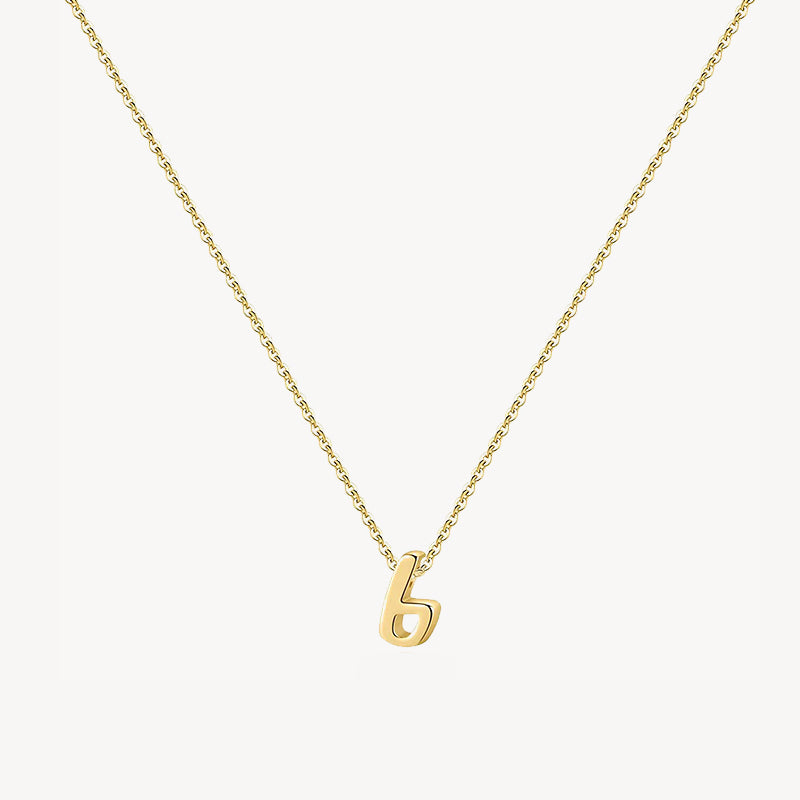 14K Lowercase Initial Charm