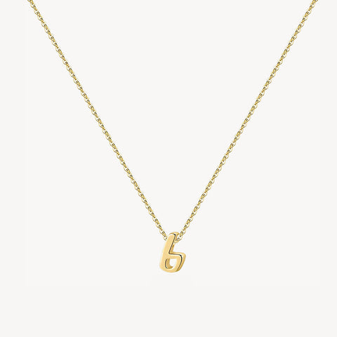 14K Lowercase Initial Charm