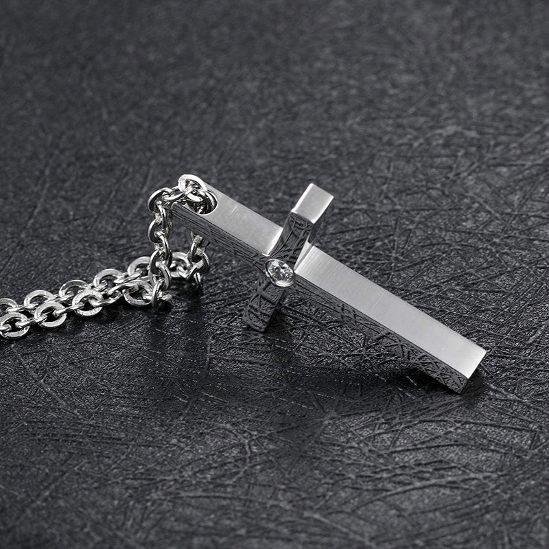 Moissanite Cross Necklace