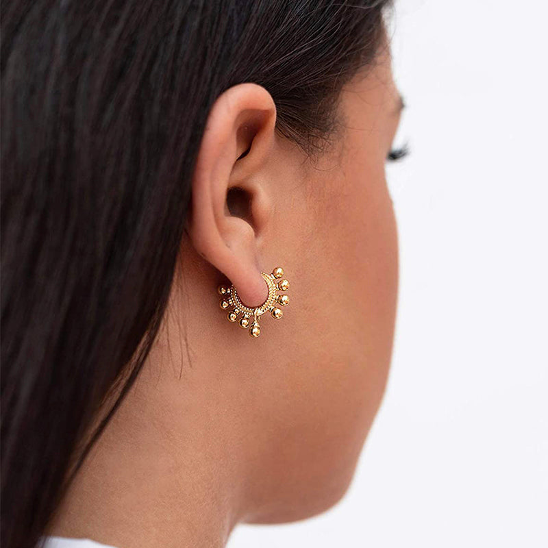 Monete Earring - Cleopatra