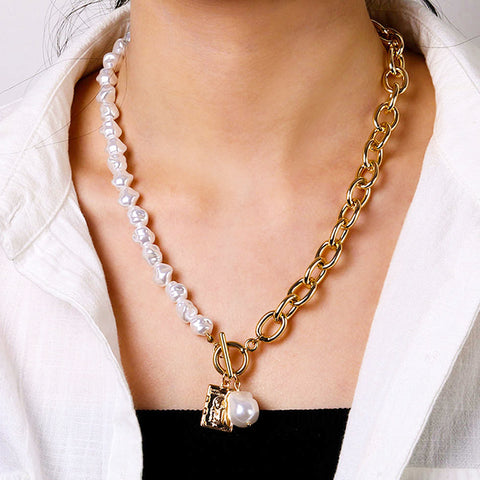 The Monete Necklace - Baroque Pearl