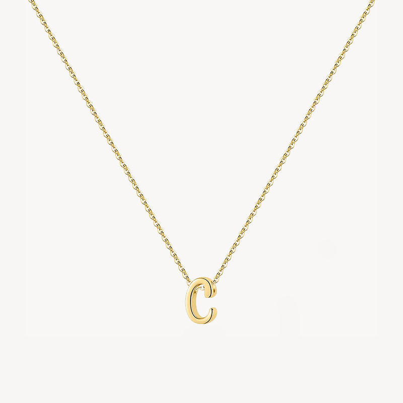 14K Lowercase Initial Charm