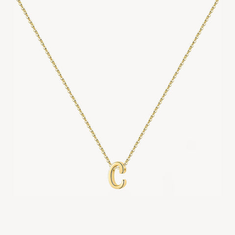 14K Lowercase Initial Charm