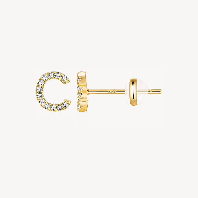 Initial 14K Gold Charm