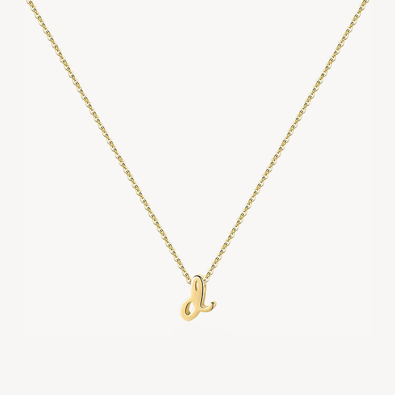 14K Lowercase Initial Charm