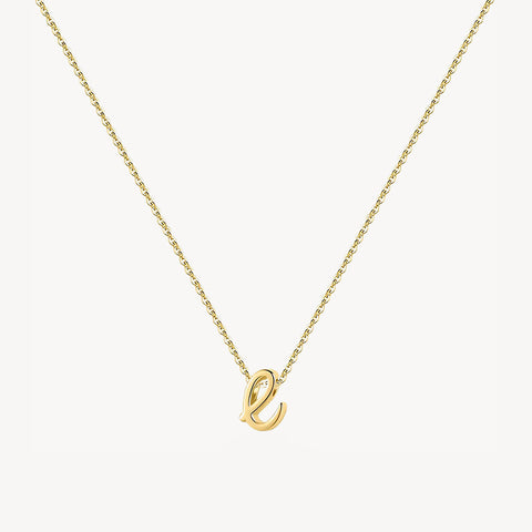 14K Lowercase Initial Charm