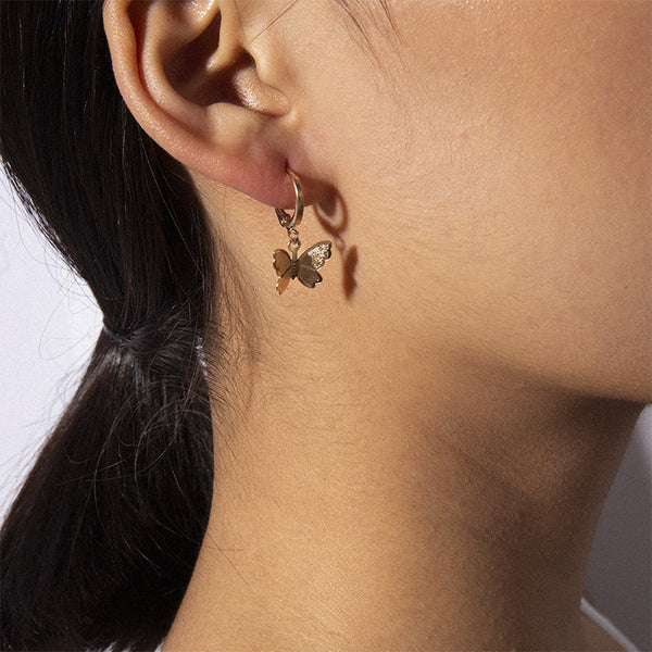 Dangling Butterfly Earring