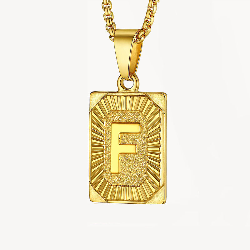 Sparkle Initial Necklace 14K Gold