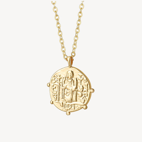 Monete necklace - antique coin