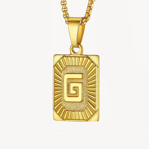 Sparkle Initial Necklace 14K Gold