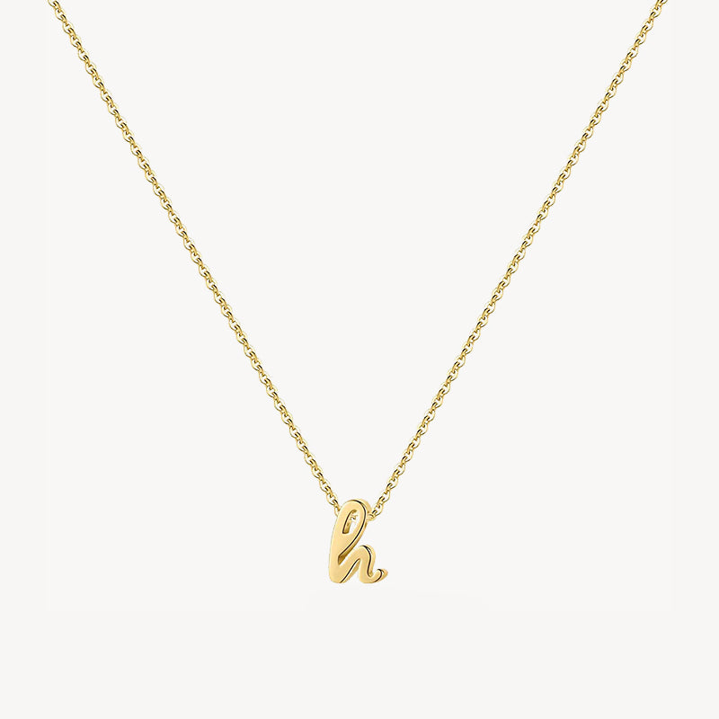 14K Lowercase Initial Charm