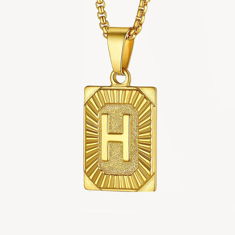 Sparkle Initial Necklace 14K Gold