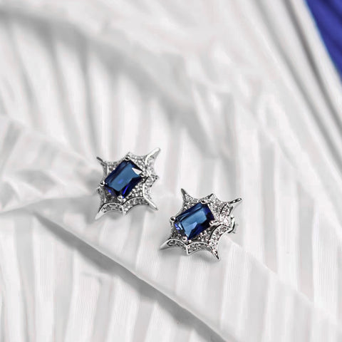 Blue Sapphire Star Set